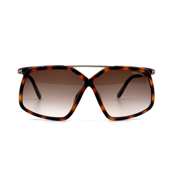 NEW TOM FORD TF1038/S 52F MERYL HAVANA BROWN AUTHENTIC SUNGLASSES - Picture 2 of 12